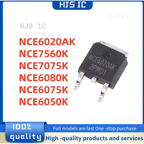 5 CHIẾC 100% MỚI NCE6075 NCE6020AK NCE6020 NCE6050K NCE6075K NCE6080K NCE7075K NCE7560K TO-252 Chất 
