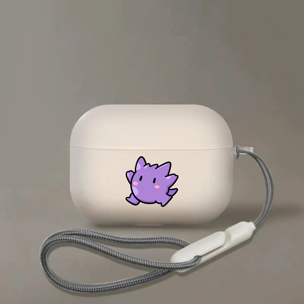 Ốp lưng Pokemon Gengar Airpod Pro3 dễ thương có dây thời trang Squirtle Airpod Pro2 Vỏ tai nghe chốn