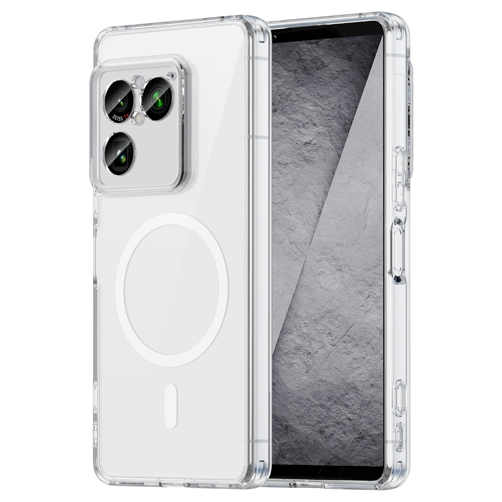 Ốp Lưng Cứng Trong Suốt Từ Tính Có Ốp Lưng Mềm Cho Sony Xperia 1 Vii Vii 10Vii