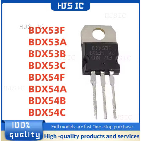 5 CÁI 100% MỚI BDX53F BDX53A BDX53B BDX53C BDX54F BDX54A BDX54B BDX54C TO-220 Transistor