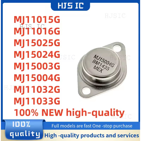 2 CÁI 100% MỚI chất lượng cao MJ11015G MJ11016G MJ15025G MJ15024G MJ15003G MJ15004G MJ11032G MJ11033