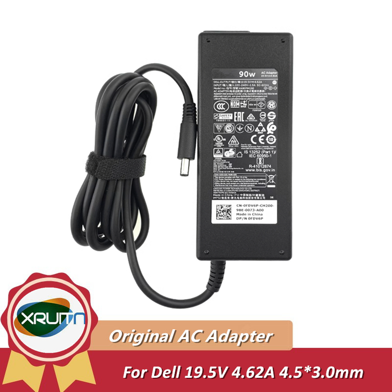 Bộ nguồn Laptop Dell 19.5V 4.62A 4.5 * 3.0mm AC Adapter Sạc RT74M CN-0RT74M 0RT74M LA90PM111 PA-1900
