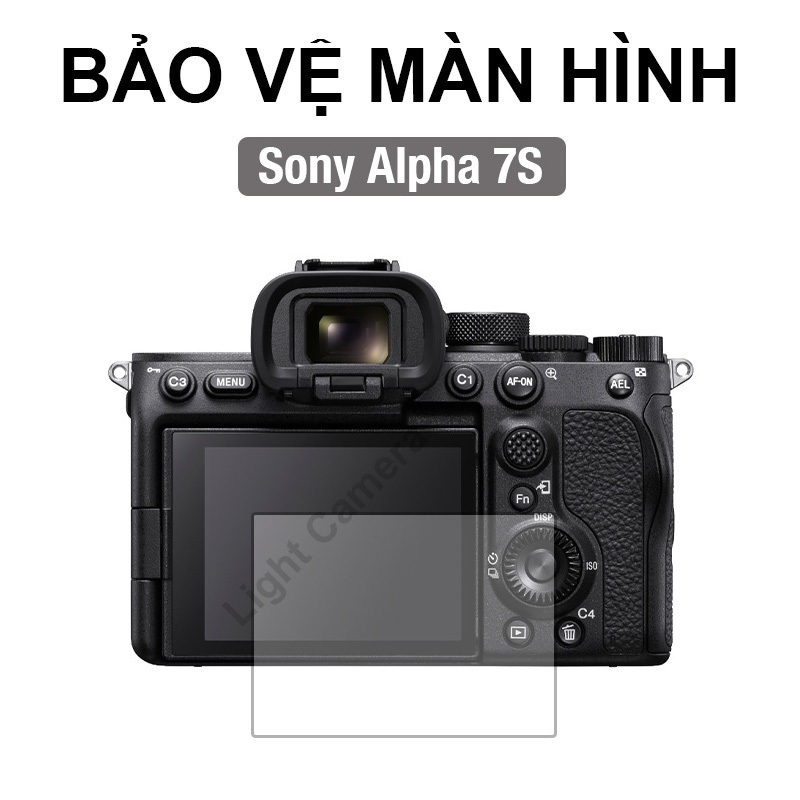[Light Camera] kính cường lực bảo vệ màn hình cho Sony Alpha 7S máy ảnh FB033