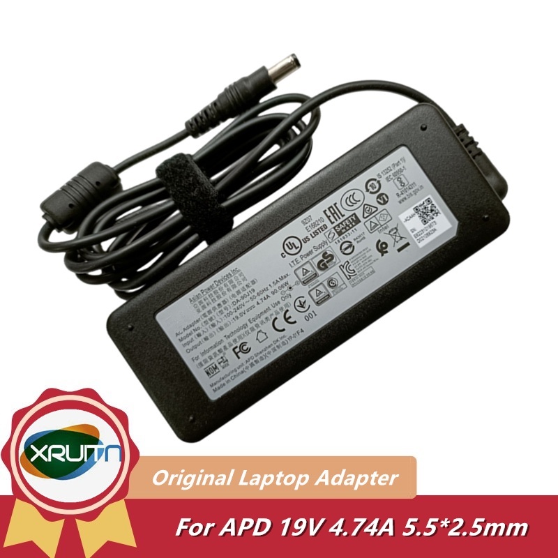 Chính Hãng NB-90A19 DA-90J19 DA-90C19 19V 4.74A 90W APD AC Adapter Cho Kỹ Thuật Số Phương Tây WD PR4