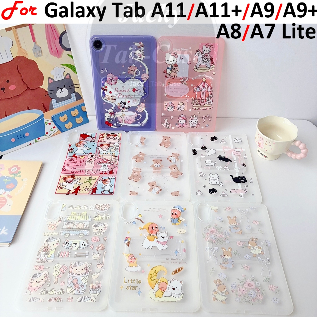 Dành Cho SAMSUNG Galaxy Tab A11 A11 + A9 A9 + Plus 5G A8 A7 Lite 8.7 10.5 11 inch Hoạt Hình Thời Tra