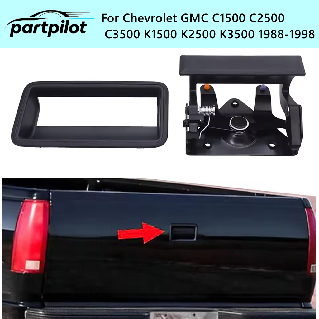 Nâng Cổng Sau Tay Cầm Bắt & Viền Viền Cho Xe Chevrolet GMC C1500 C2500 C3500 K1500 K2500 K3500 1988-