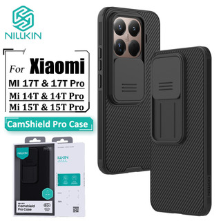 Nillkin Sang Trọng CamShield Dành Cho Xiaomi 17T Pro 15T Pro 14T Pro Ốp điện thoại Camera Trượt Mờ Chống Sốc Ốp điện thoại