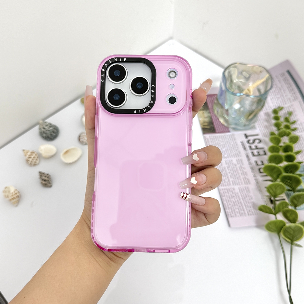 Dành Cho iPhone 16 14 15 Pro Max Hồng Hồng Hồng PinkColor Case iPhone 12 13 Pro MAX 7 / 8Plus / X / 