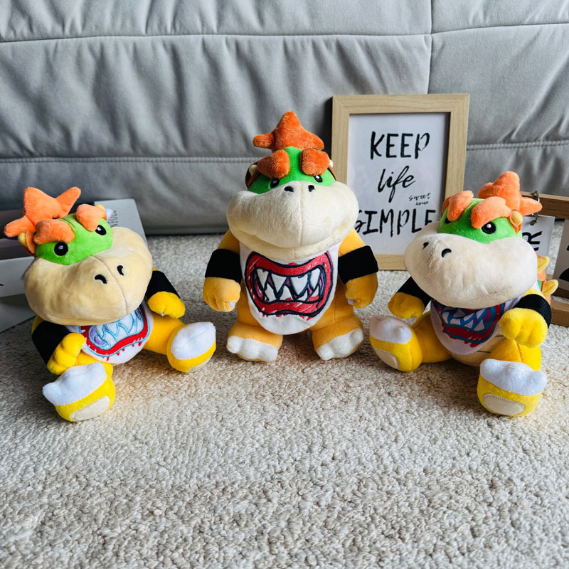 3 phong cách Anime King Boo Đồ chơi sang trọng Dễ thương Wonder Bowser Jr. Plushie Diddy Kong Long T