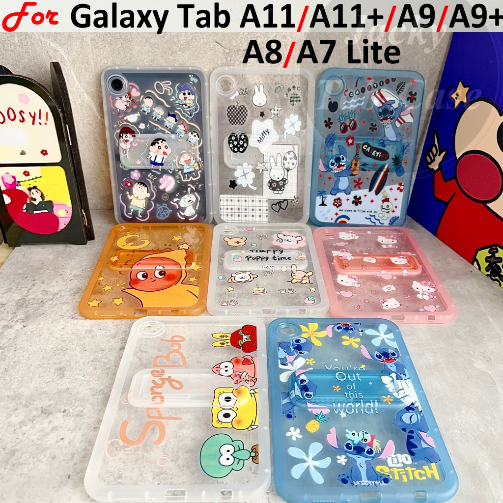 Ốp Họa Tiết Hoạt Hình Cho SAMSUNG Galaxy Tab A11 A11 + A9 A9 + Plus 5G A8 A7 Lite 8.7 10.5 11 inch W