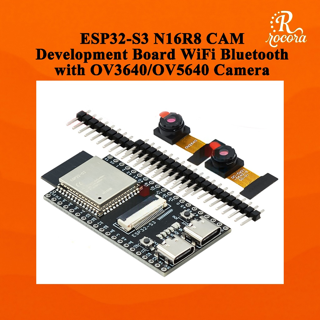 ESP32-S3 N16R8 CAM Ban Phát Triển WiFi Bluetooth Với Camera OV3640 / OV5640 Cho Arduino IoT AI Visio