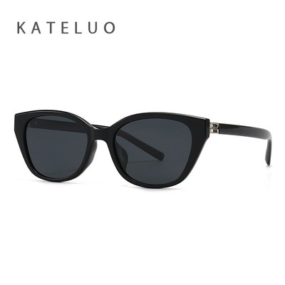 KATLUO Retro Nữ Kính Mát Phân Cực UV400 Bảo Vệ Xu Hướng Mới Kính Lái Xe Sắc Thái P2602