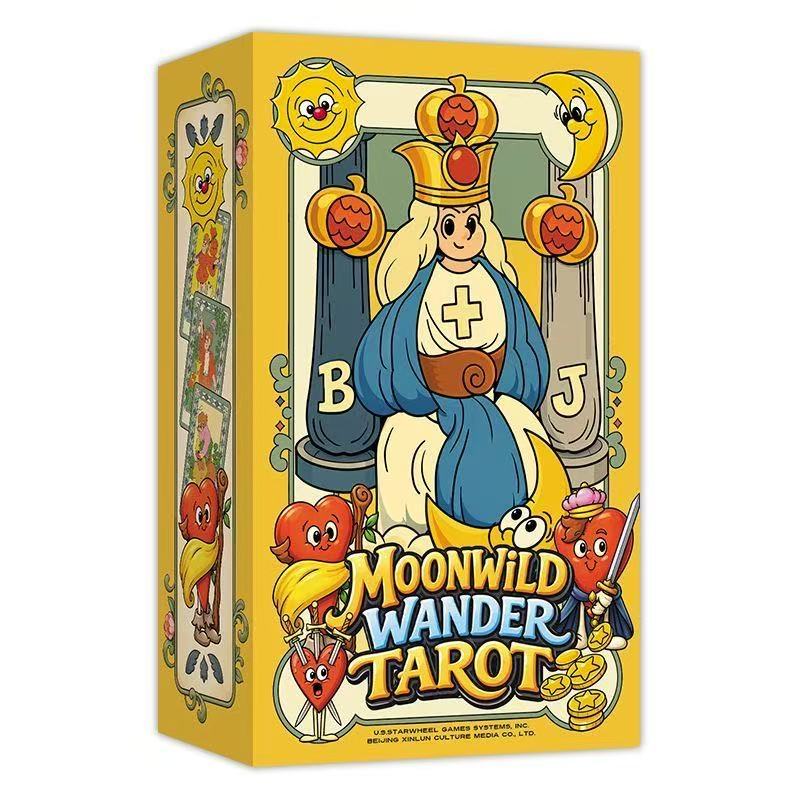 Heaven and Earth Cover 11 * 7cm Tsukino Roaming Tarot Cards Tiếng Anh Board Game Người Mới Bắt Đầu S
