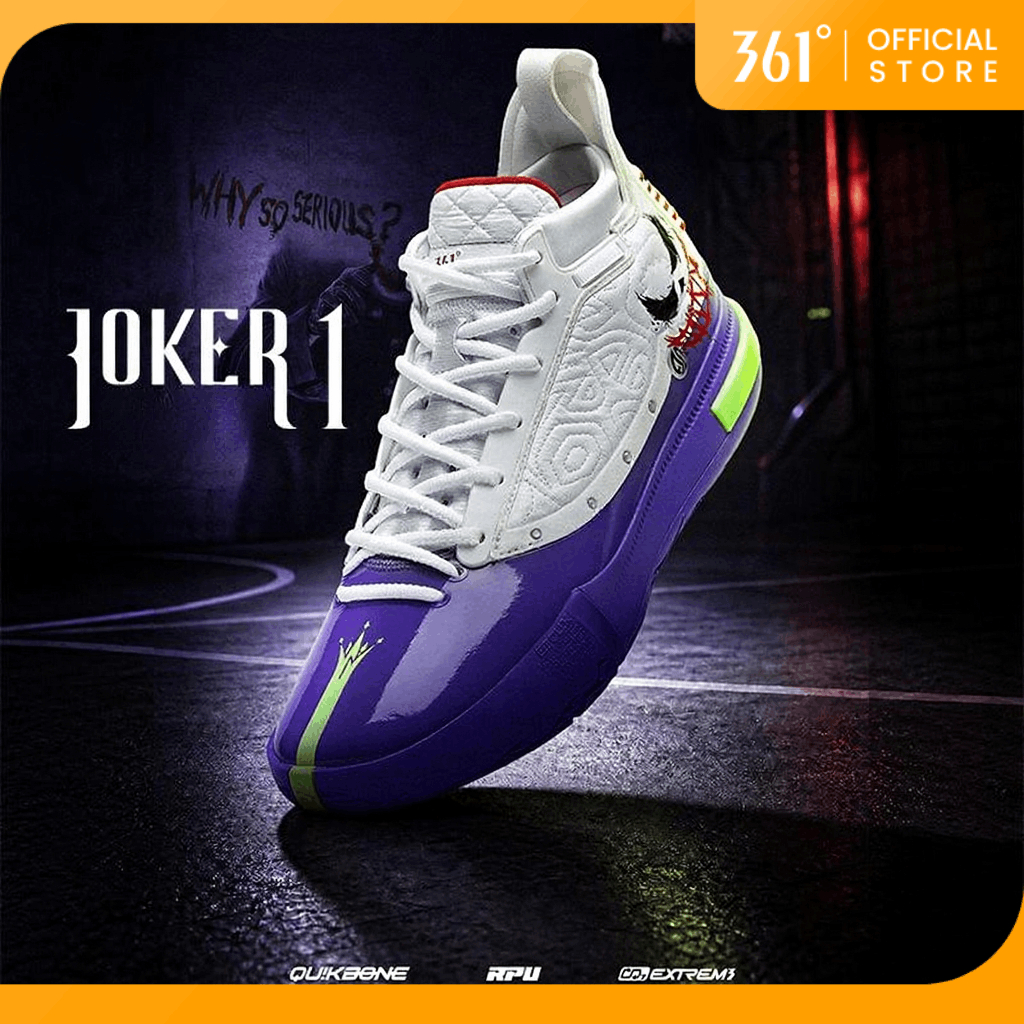 [Màu mới] Giày bóng rổ đệm chống trượt bền bỉ 361 độ Joker 1 dành cho nam 572511103 672541101F