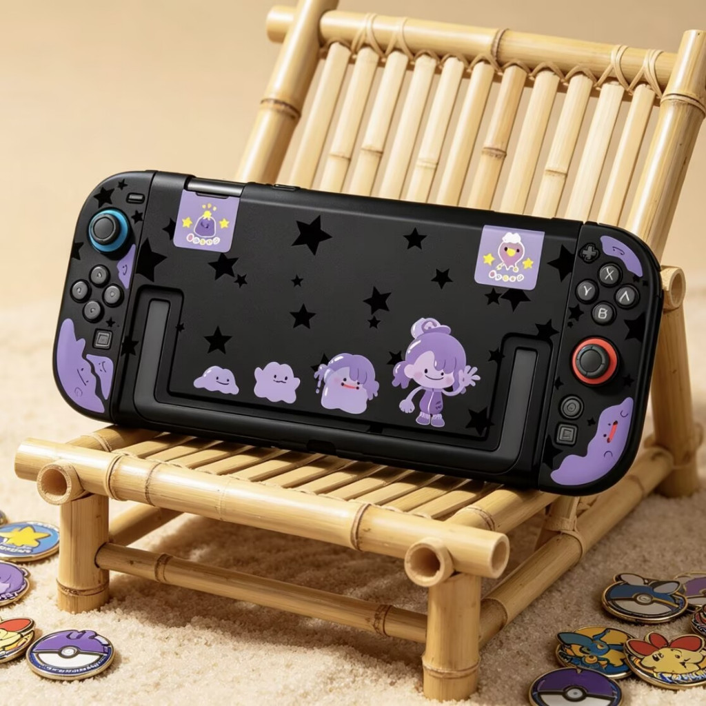 Ốp cứng bảo vệ Pokemon Ditto Pokopia cho Nintendo Switch 2 2025, Vỏ bảo vệ cho Nintendo Switch 2, Vỏ