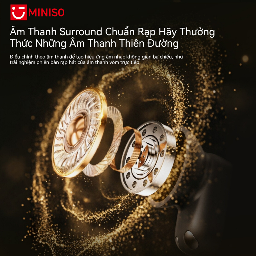MINISO MS132 Tai nghe không dây nhét tai Bluetooth 6.0 Tai nghe Bluetooth Tai nghe chống ồn Màn hình LED đa năng Chất lượng âm thanh Hi-Fi Tương thích với iOS / Android / PC | BigBuy360 - bigbuy360.vn