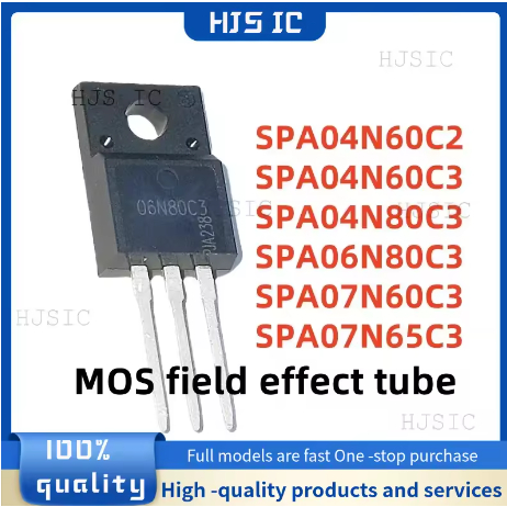 5 CÁI SPA04N60C2 04N60C2 SPA04N60C3 04N60C3 SPA04N80C3 04N080C3 SPA06N80C3 06N80C3 SPA07N60C3 07N60C