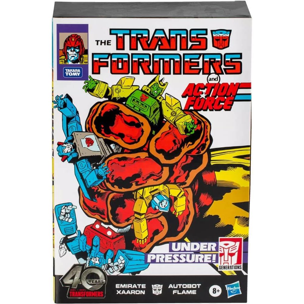 Transformers Generations 5 Inch Nhân Vật Hành Động Deluxe Class 2-Pack - Xaaron & Flame G0178