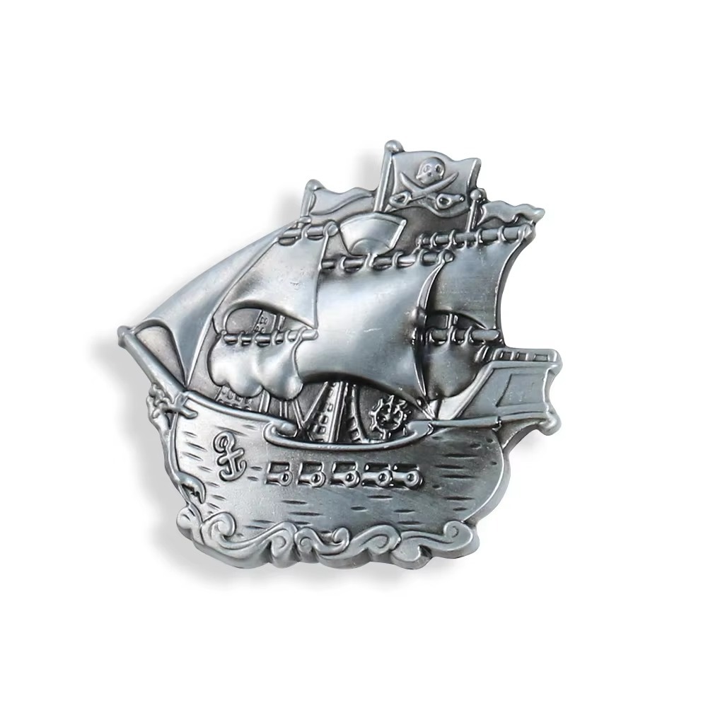 Ship Wheel Belt Buckle Maritime Captain Vintage Metal Cowboy Belt Phụ kiện