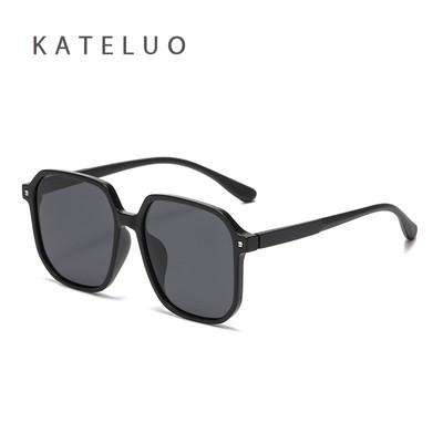 KATLUO Hàng Mới Về Unisex TR Kính Mát Phân Cực Khung Lớn Bảo Vệ Tia UV Mặt Mỏng Lái Xe Bóng ZZ3315