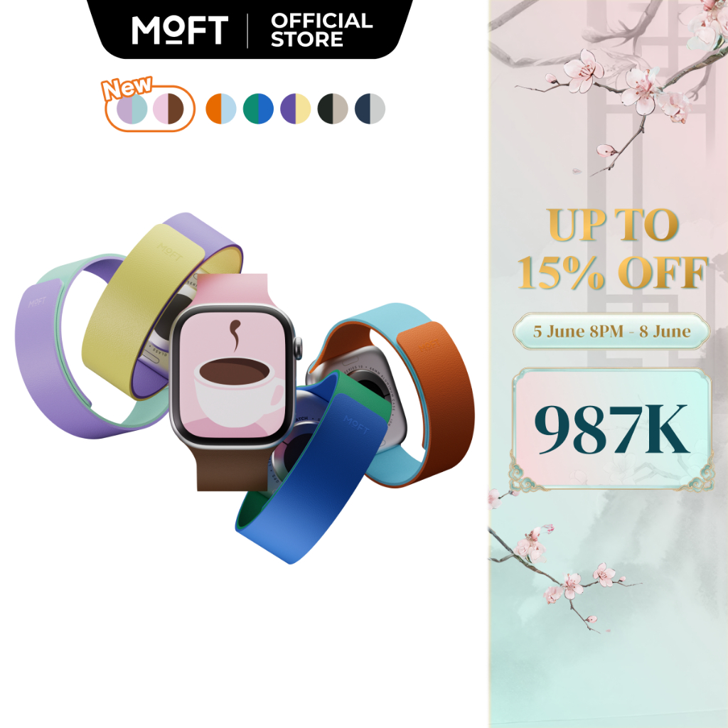 【NEW】MOFT Dây Đeo Đồng Hồ Snap Bền Bỉ Và Kiểu Dáng Thời Trang Cho Đồng Hồ cho iWatch 42mm/46mm