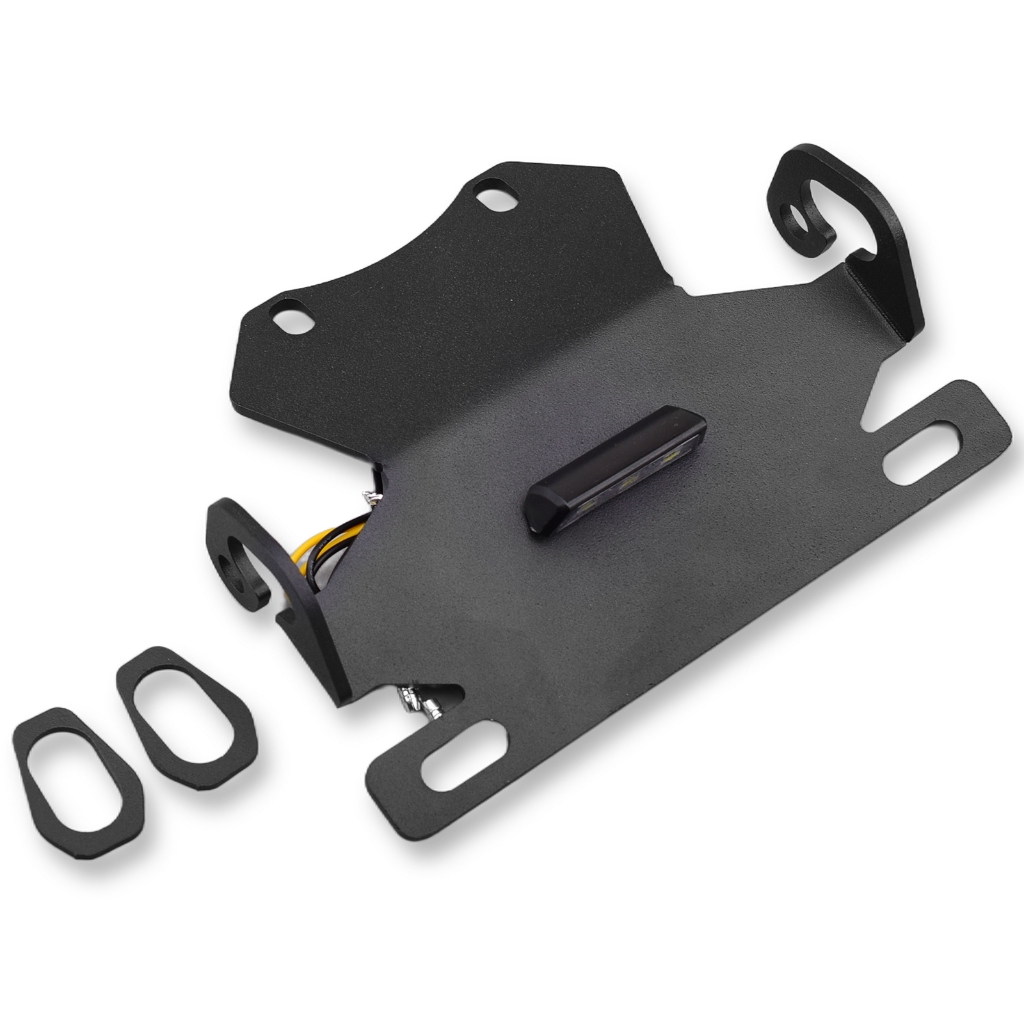 LEDISHUN Xe Máy Tidy Tail Fender Eliminator Biển Số Giá Đỡ Có Đèn LED Phù Hợp Cho (HONDA) CB350RS CB