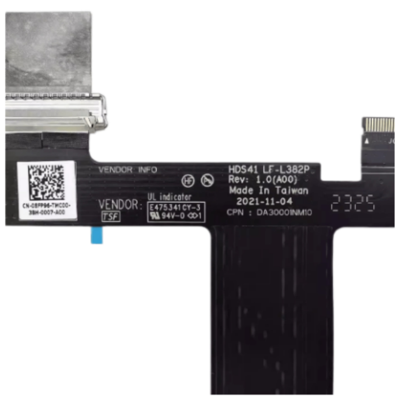 Laptop LCD LVD Cáp Màn Hình Cho Dell Alienware X14 R1 HDS41 LF-L382P 08FP96