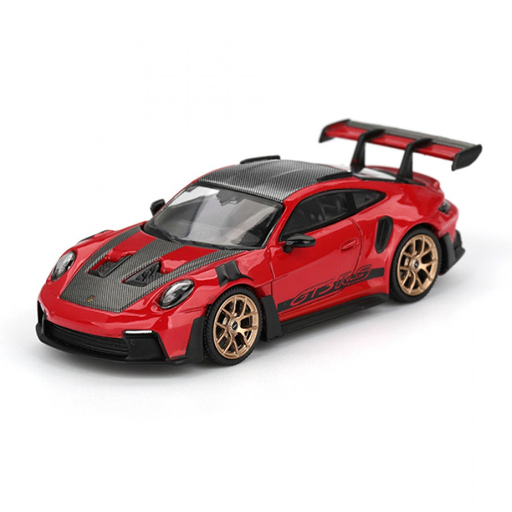 Mini GT MGT01060 1060 1 / 64 Porsche 911 992 GT3 RS Weissach Gói Cận Vệ Đỏ LHD RHD Diecast Quy Mô Mô