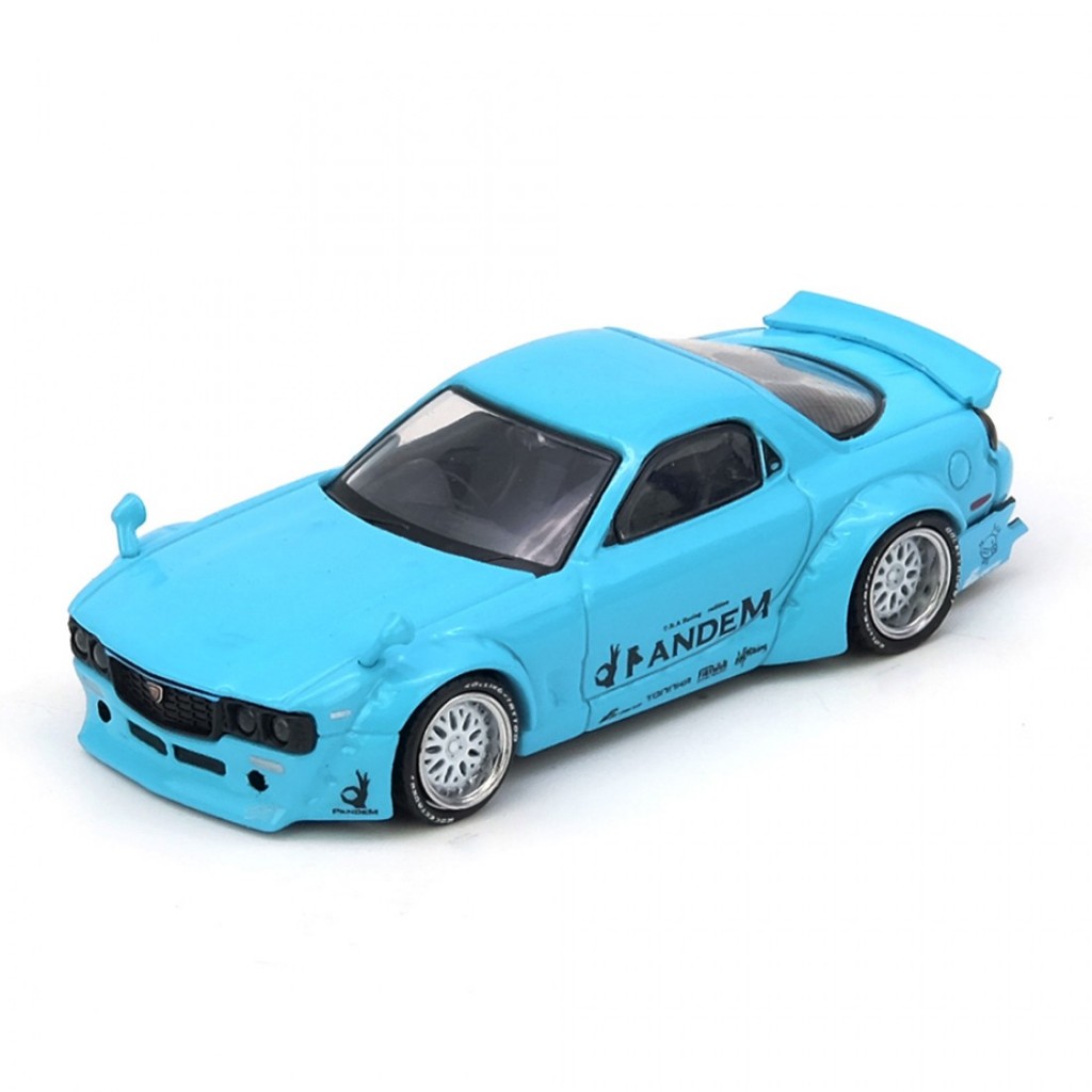 Inno64 IN64-RX7FDP-TIFBLU 1 / 64 PANDEM ROCKET BUNNY RX7 FD3S Tiffany Blue Diecast Quy Mô Xe Ô Tô Mô