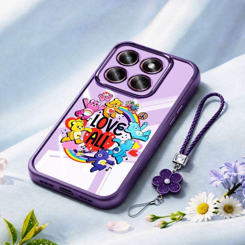 VRQR Dành Cho Motorola Moto G06 Power G56 G86 G67 G76 Màu Kẹo Gấu Trong Suốt Chống Sốc Vỏ Điện Thoại