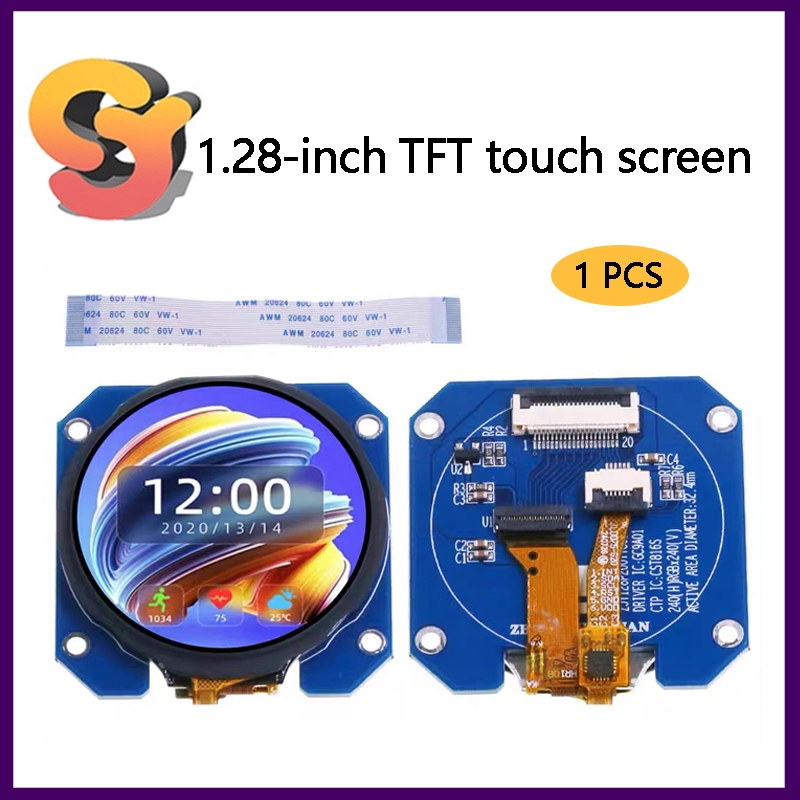 [Sẵn sàng cung cấp] Màn hình cảm ứng điện dung TFT 4cm Màn hình LCD Ổ đĩa hiển thị tròn GC9A01 Màn h