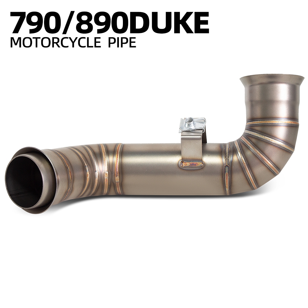 Đường thẳng thép ống giữa theo dõi ngày xe máy Bộ ống xả cho KTM Duke790 Duke890 890Duke 790Duke