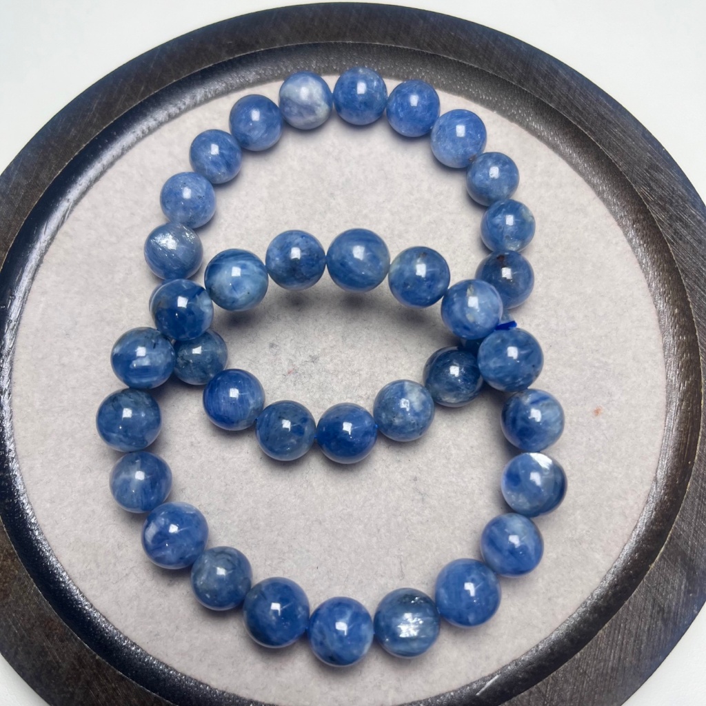 Ưu đãi đặc biệt Vòng tay Kyanite tự nhiên cao cấp Vòng tay Kyanite Vòng tay Vòng tay may mắn Vòng ta
