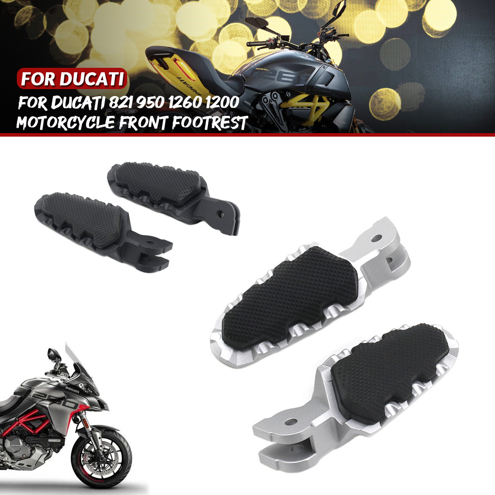 Phía Trước Phía Sau Rider Hành Khách Footpeg Foot Rest Phụ Kiện Sửa Đổi Cho Ducati Hypermotard 821 H