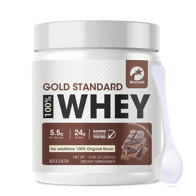 Kexinsh 100% Whey, Bột Protein Cao Cấp, Bình Nước Bình Lắc Thể Dục