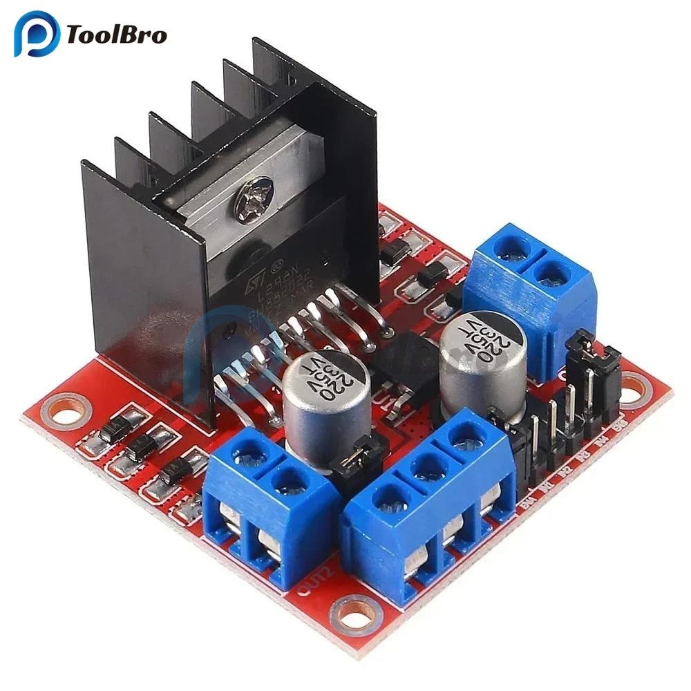 L298N DC Mô-đun điều khiển động cơ L298N Động cơ bước Robot ô tô thông minh Breadboard Peltier Công 