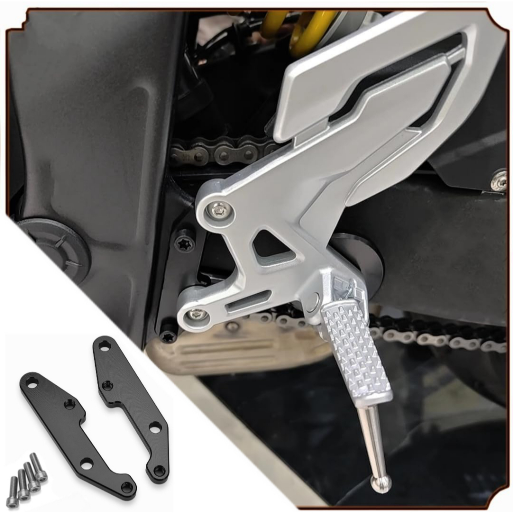 LEDISHUN Honda cho CBR650R CB650R 2019-2025 Xe Máy Nâng Chân Chốt Nhôm CNC (dành cho Xe Honda) CBR65