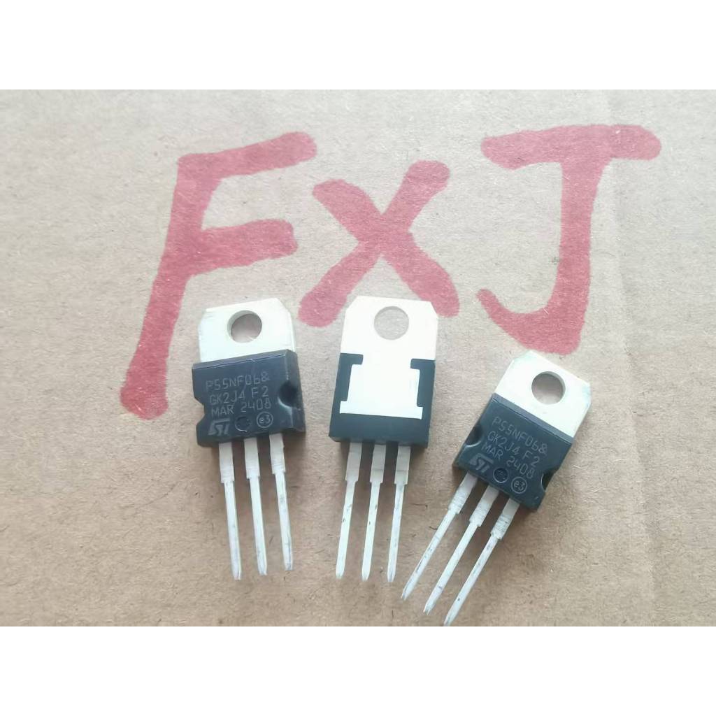 ((10 Cái) P55NF06 Chính Hãng Nhập Khẩu Hàng Chính Hãng Mới STP55NF06 @ Field Effect Tube TO-220