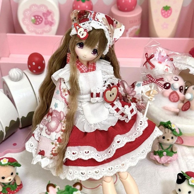 Azone, ob22, ob24 Quần áo búp bê Alice Quần áo trẻ em