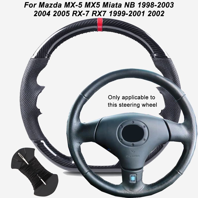 DIY Tùy Chỉnh Phù Hợp Với Vô Lăng Dành Cho Xe Mazda MX-5 MX5 Miata NB 1998-2005 RX-7 RX7 1999-2002 |