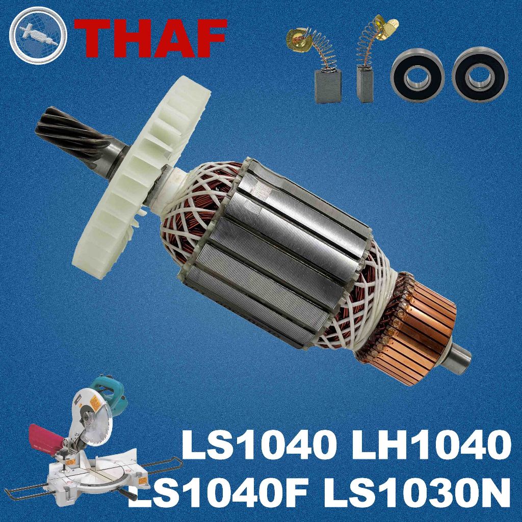 Cánh quạt phần ứng cho Makita LS1040 LS1030N LS1040F LH1040 Miter Saw Phụ tùng thay thế