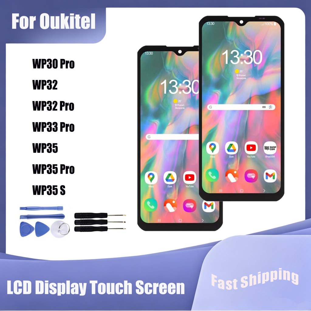 Dành Cho Oukitel WP30 WP32 WP33 WP35 WP35s Pro Màn Hình Hiển Thị LCD Thay Thế Màn Hình Cảm Ứng