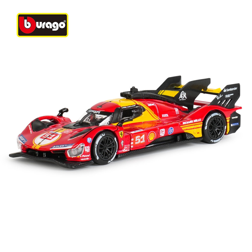 Bburago 1: 64 Ferrari 499P 83 51 Đua Xe Đúc Xe Mô Hình Công Thức Đua Xe Đồ Chơi