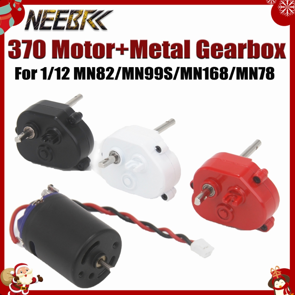 NEEBRC MN82 / MN99S / MN168 / MN78 Hộp số nâng cấp với 370 động cơ chải cho xe RC 1 / 12 MN78 MN82 M