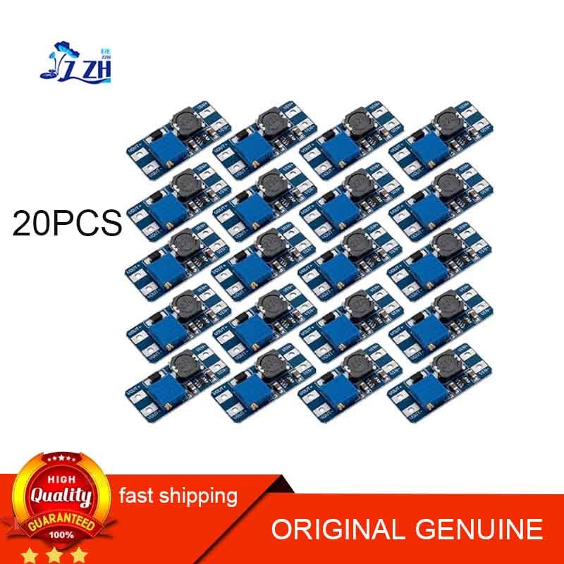 20 CÁI MT3608 DC sang DC Step Up Boost Power Converter, Bảng điều chỉnh điện áp 2-24V sang 5-28V