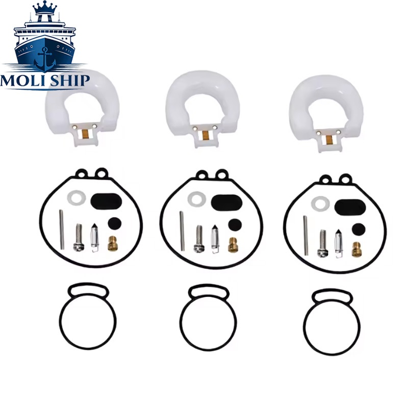 Bộ sửa chữa bộ chế hòa khí 6J8-W0093-02 cho động cơ phía ngoài Yamaha 2T 25HP 30HP 3Cly 6J8-W0093 6J