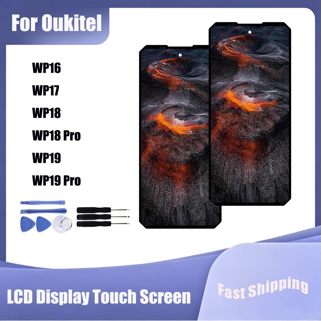 Dành Cho Oukitel WP16 WP17 WP18 WP19 Pro Màn Hình LCD Bộ Số Hóa Cảm Ứng Thay Thế