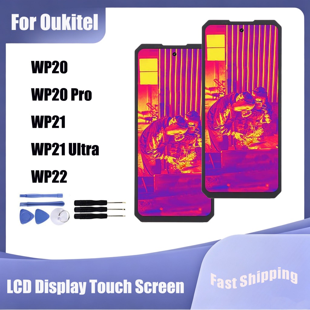 Dành Cho Oukitel WP20 Pro WP21 Ultra WP22 Màn Hình LCD Bộ Số Hóa Cảm Ứng Thay Thế