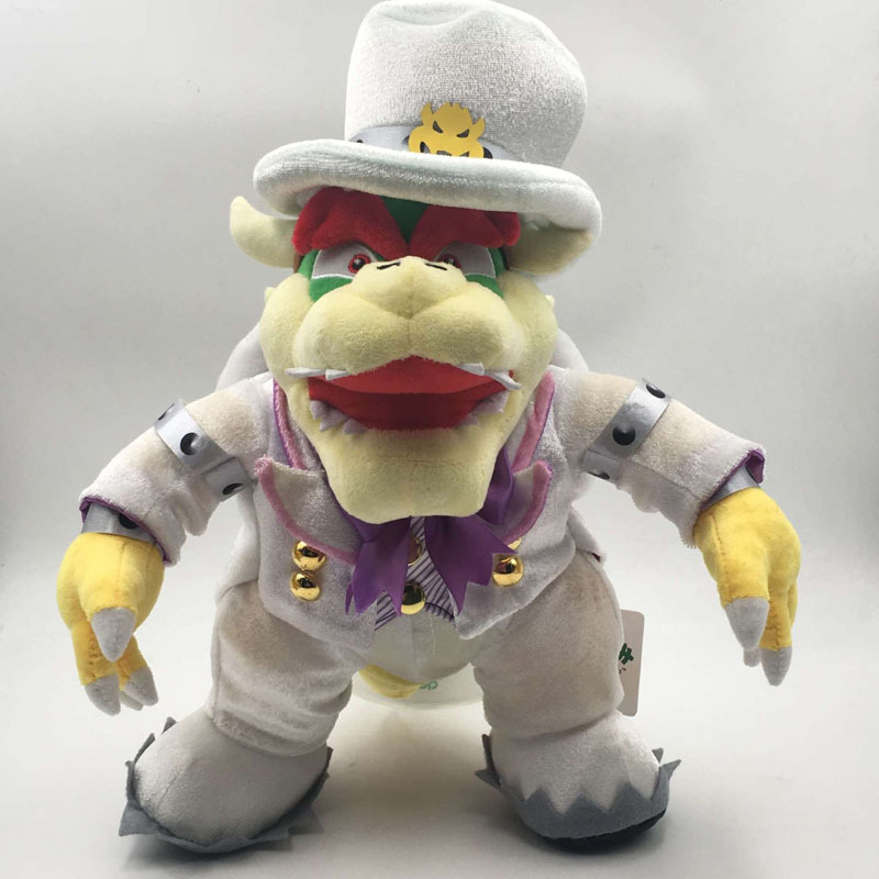 31cm Wonder Bowser Rùa Jr Sang Trọng Búp Bê Đồ Chơi Anime Ngoại Vi Mới Sang Trọng Đồ Chơi Bowser Vua