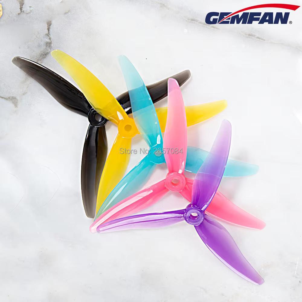 Cánh quạt FPV 10 Cặp Gemfan Hurricane 51477 5.1X4.77X3 Cánh quạt PC 3 cánh cho RC FPV Racing Freesty